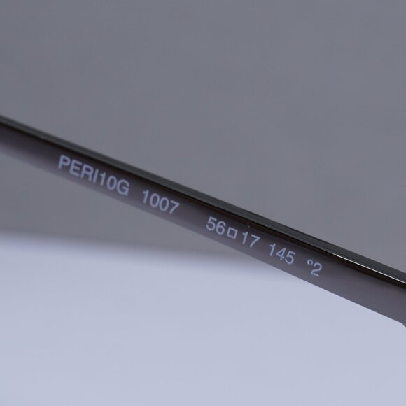 Palm Angels PERI10G QUARTZ 1007 Geometric Sunglasses - Gunmetal/Blue - Picture 9 of 11